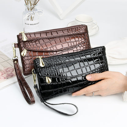 Women's Fashion Clutch Mobile Glossy Small Pouch Handbags