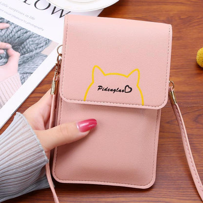 Female Summer Simple Portable Thin Korean Phone Bags