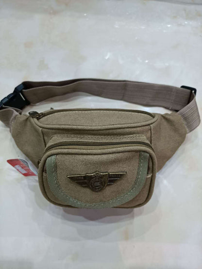 Men's Washed Canvas Cell Stall Checkout Men's Waist Packs