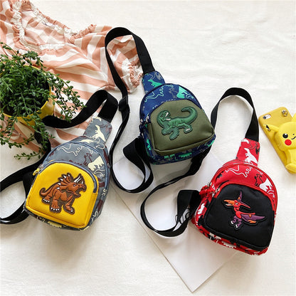 Summer Cute Boys Cartoon Dinosaur Boy Children's Shoulder Bags