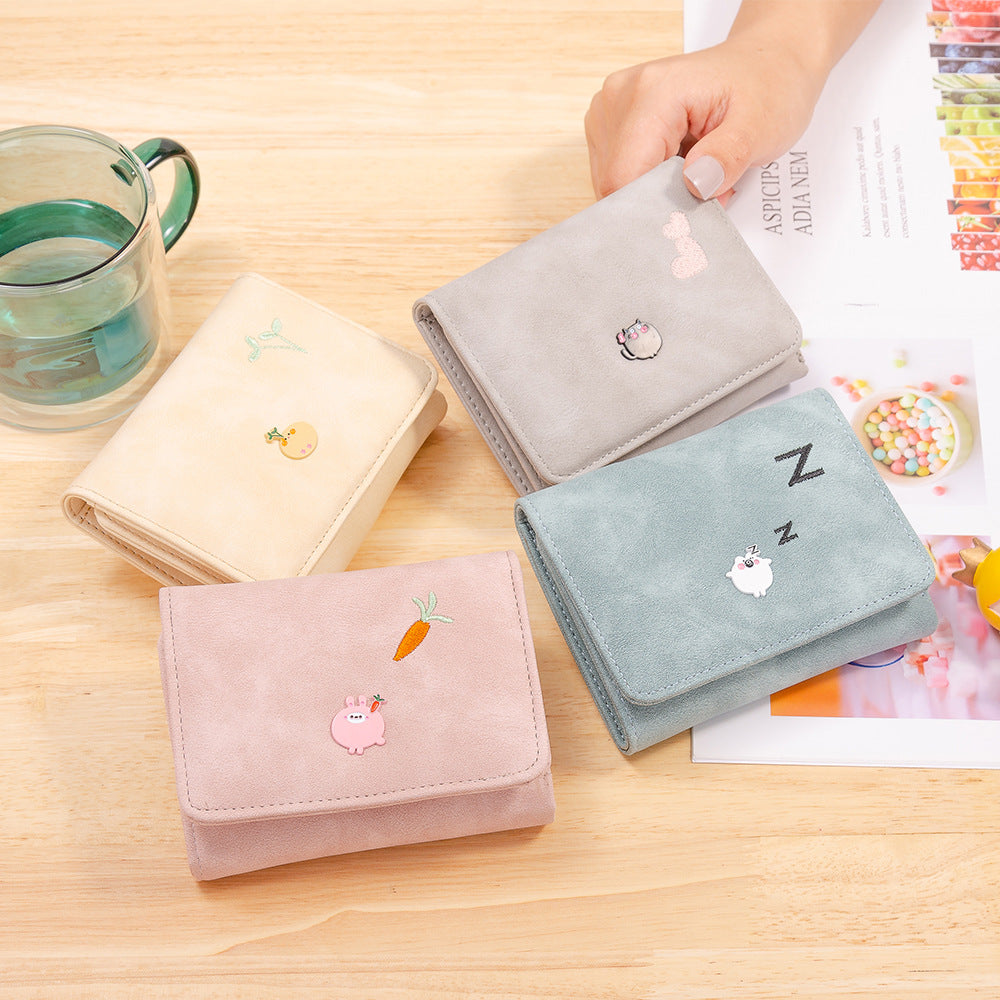 Women's Long Korean Style Fashionable Cute Fashion Ladies Wallets