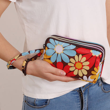 Women's Versatile Graceful Long Clutch Fabric Ladies Wallets