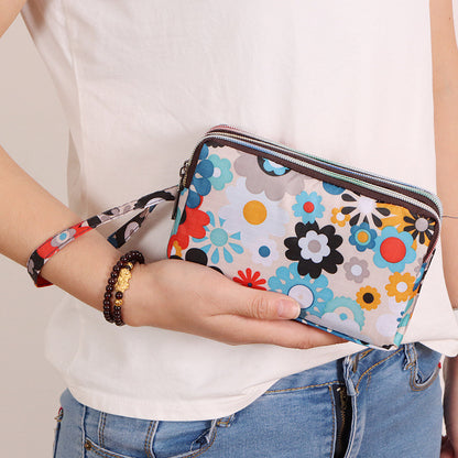 Women's Versatile Graceful Long Clutch Fabric Ladies Wallets