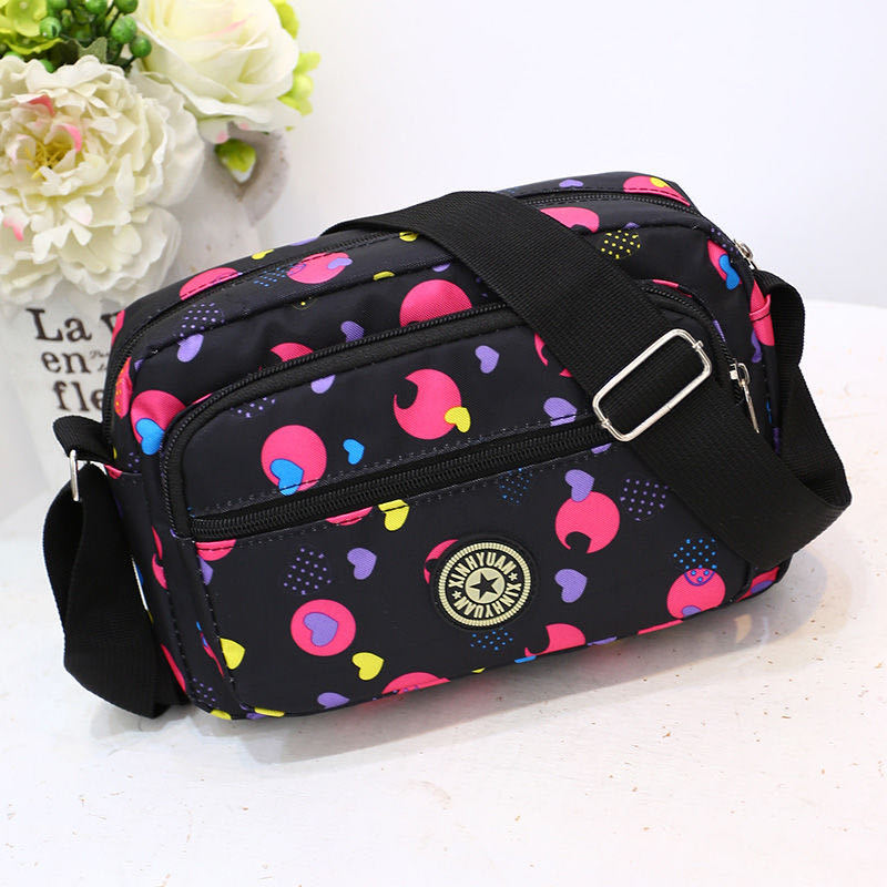 Women's Style Oxford Flower Cloth Stall Running Crossbody Bags