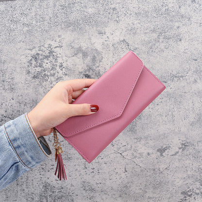 Portefeuilles pour femmes à la mode avec pendentif en forme de cœur, simples, élégants et polyvalents