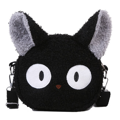 Wool Small Female Fashion Plush Cartoon Shoulder Bags