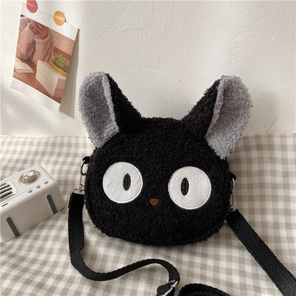 Wool Small Female Fashion Plush Cartoon Shoulder Bags