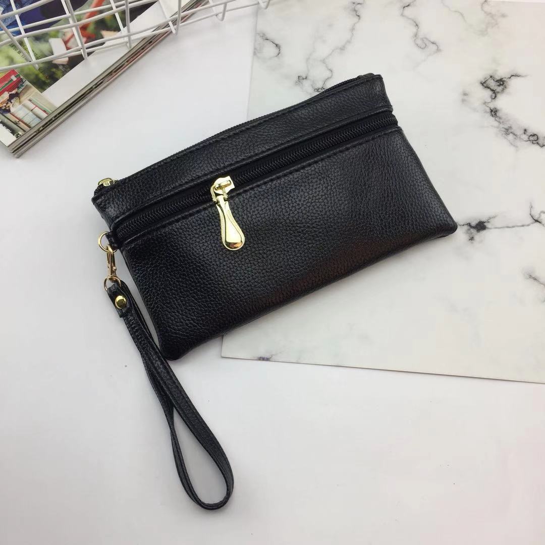 Women's Long Clutch Simple Zipper Pouch Large Handbags