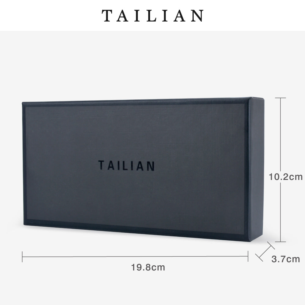 Men's Black Elegant Gift Box Mid-length Short Men's Wallets