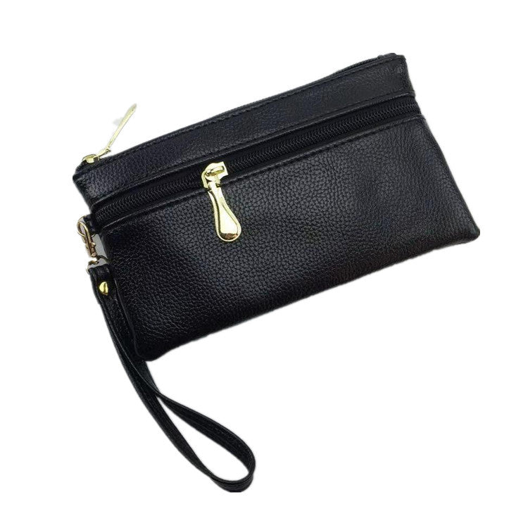 Women's Long Clutch Simple Zipper Pouch Large Handbags