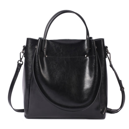 Women's Should Be Cowhide Leather Large Capacity Handbags