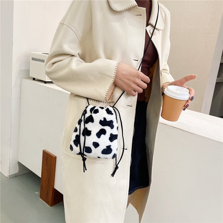 Mobile Drawstring Cute Mini Korean Style Shoulder Bags