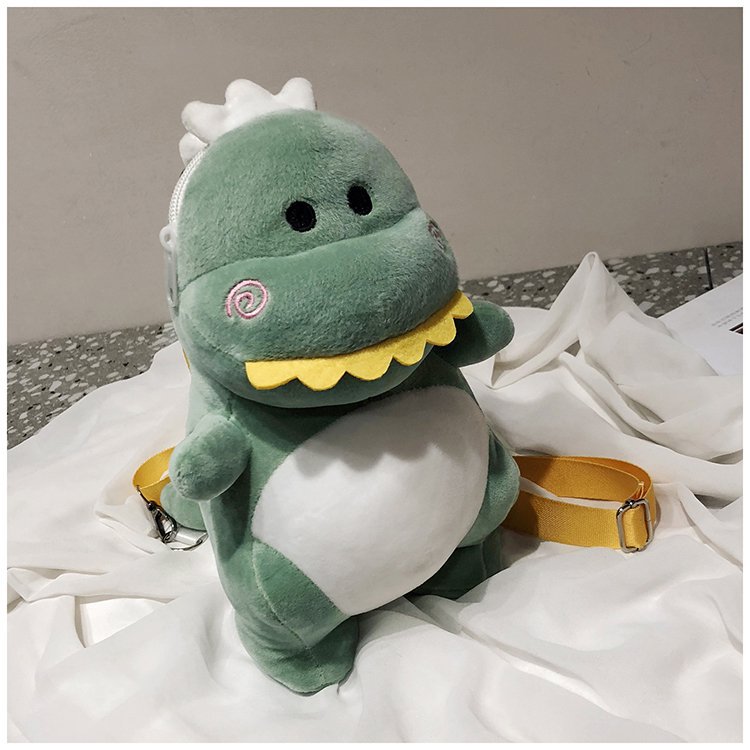 Plush Female Cute Dinosaur Stall Toy Crossbody Bags