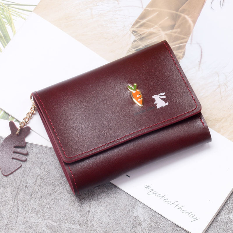 Women's Cute Short Mini Korean Style Ladies Wallets