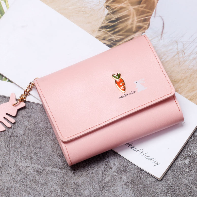 Women's Cute Short Mini Korean Style Ladies Wallets