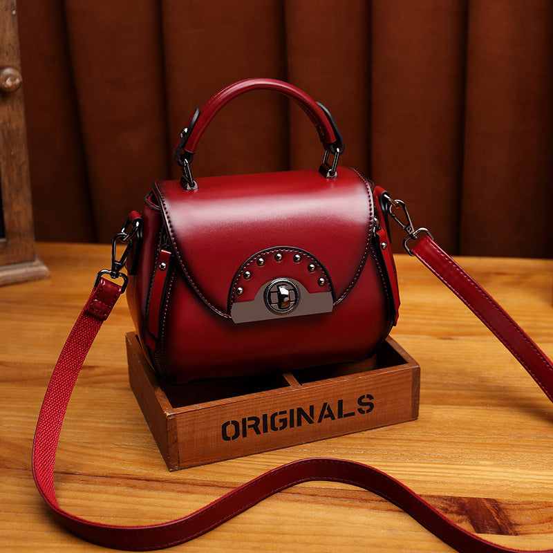 Women's Mature Elegant Retro Fashion Soft Handbags