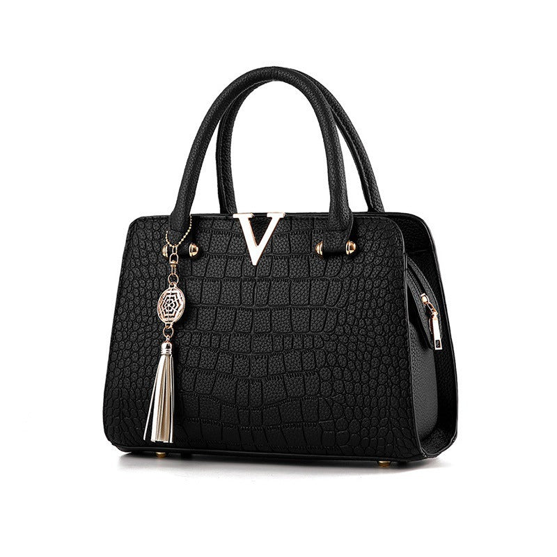 Women's Popular Snake Fish Pattern Versatile Handbags