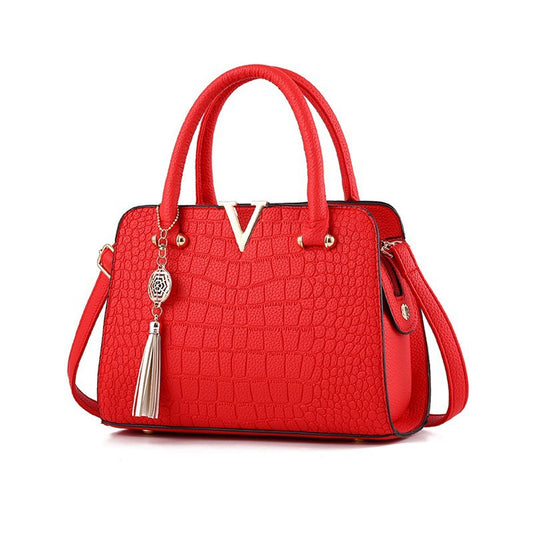 Women's Popular Snake Fish Pattern Versatile Handbags