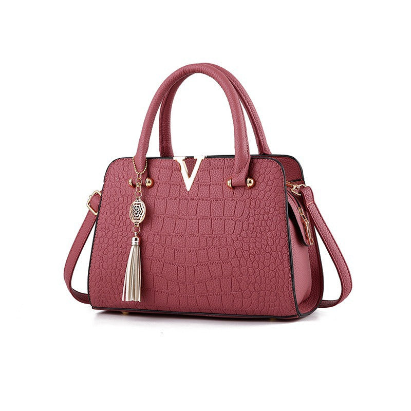 Women's Popular Snake Fish Pattern Versatile Handbags