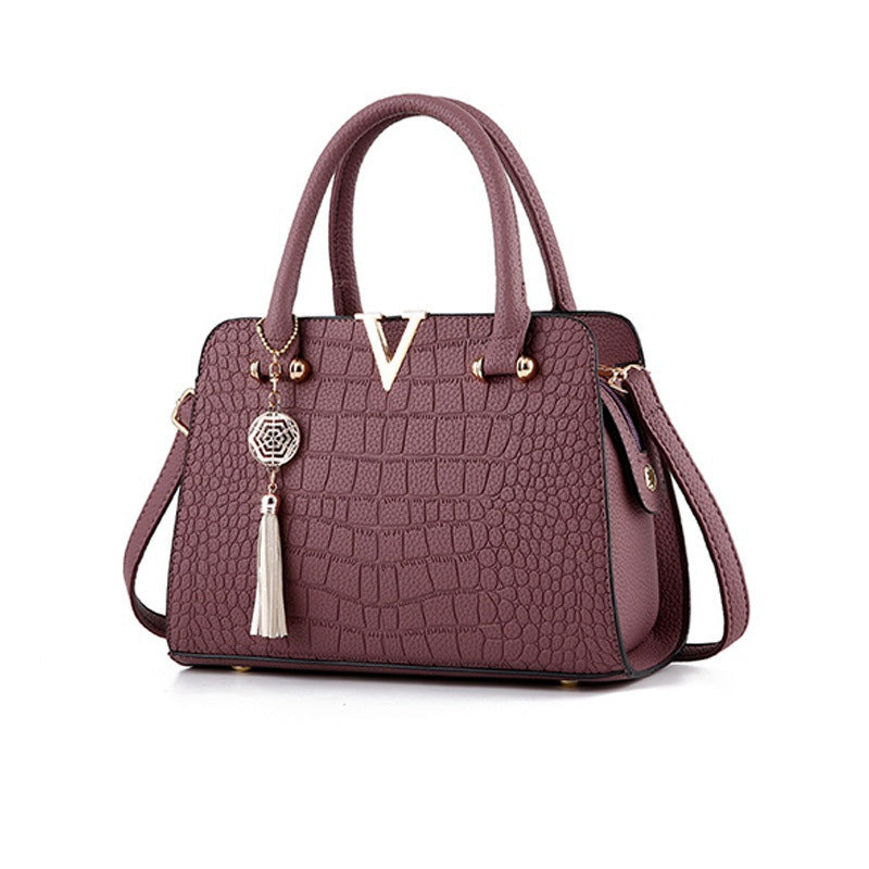 Women's Popular Snake Fish Pattern Versatile Handbags