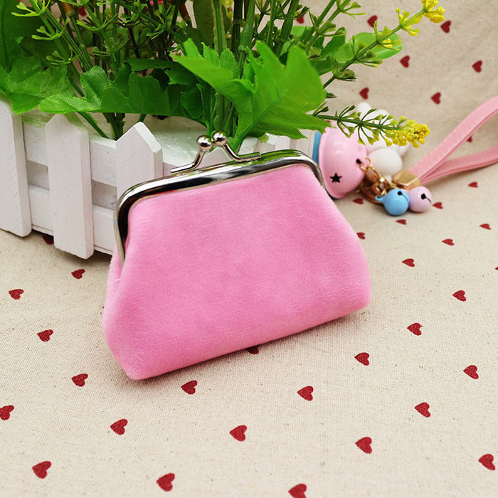 Beautiful Classy Plush Fabric Small Gift Purses