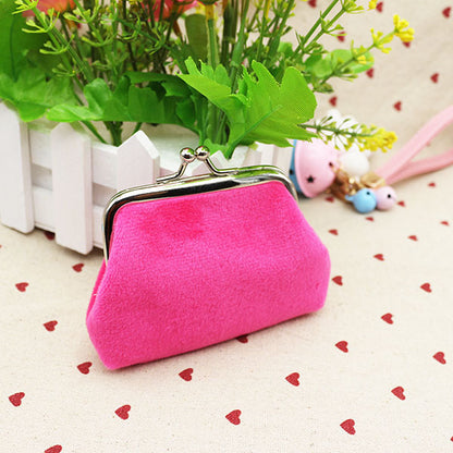 Beautiful Classy Plush Fabric Small Gift Purses