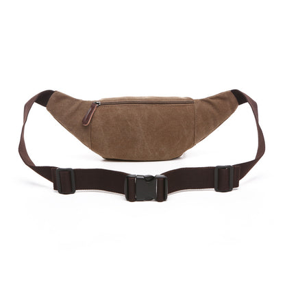 Women's & Men's & Available Fashion Solid Color Horizontal Men's Waist Packs