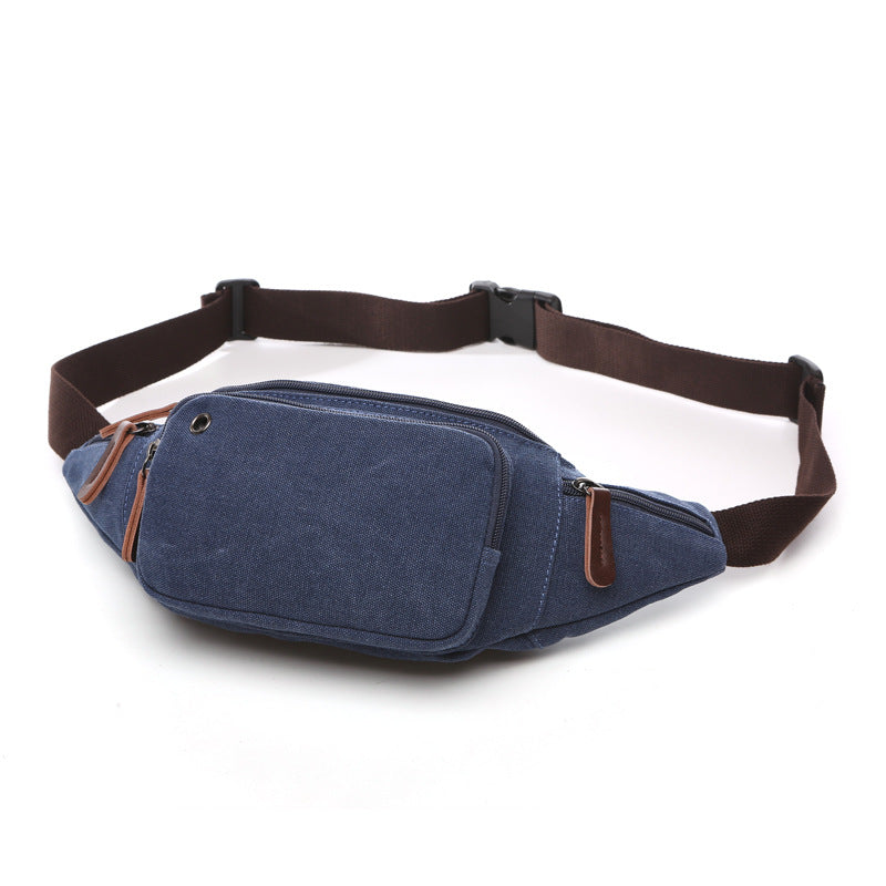 Women's & Men's & Available Fashion Solid Color Horizontal Men's Waist Packs