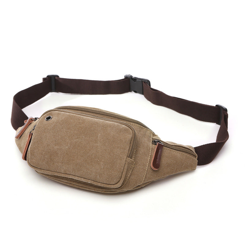 Women's & Men's & Available Fashion Solid Color Horizontal Men's Waist Packs