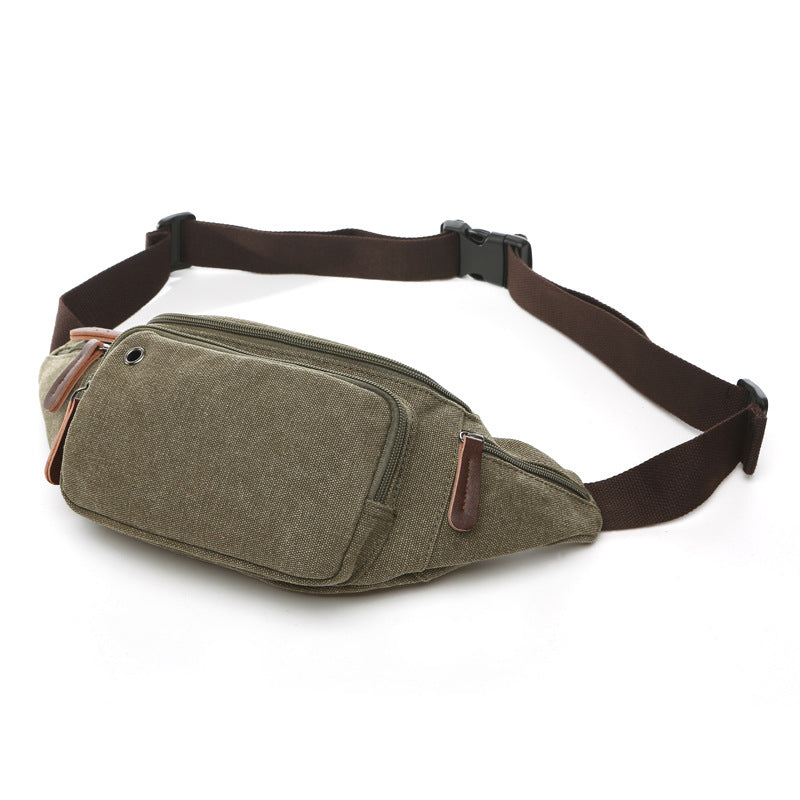 Women's & Men's & Available Fashion Solid Color Horizontal Men's Waist Packs