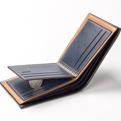 Men's Graceful Short Embossed Horizontal Fashion Men's Wallets