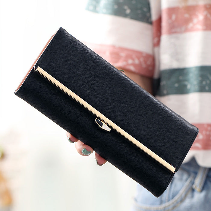 Women's Female Long Korean Fashion Simple Clutch Ladies Wallets