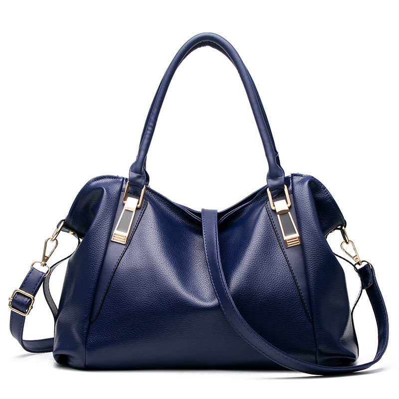 Women's Fashion Soft Leather Trendy Large Capacity Handbags