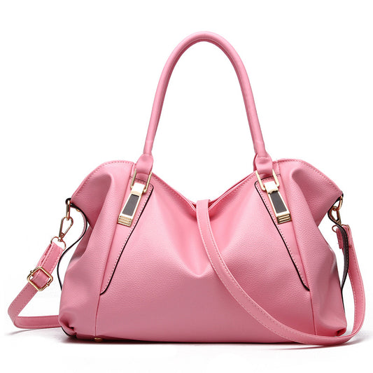 Women's Fashion Soft Leather Trendy Large Capacity Handbags