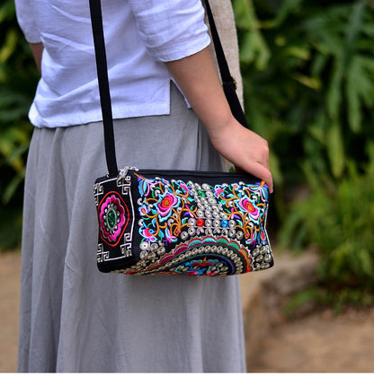 Stall Yunnan National Style Embroidered Triple Crossbody Bags