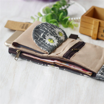 Women's & Men's & Kaka Tribe Korean Style Canvas Ladies Wallets