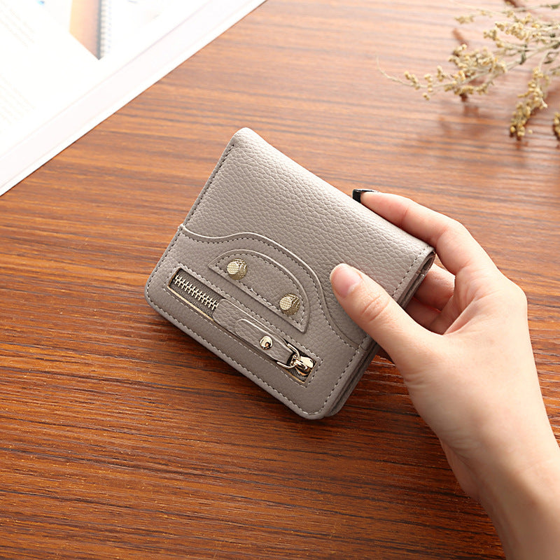 Women's And Thin Soft Leather Korean Trendy Ladies Wallets