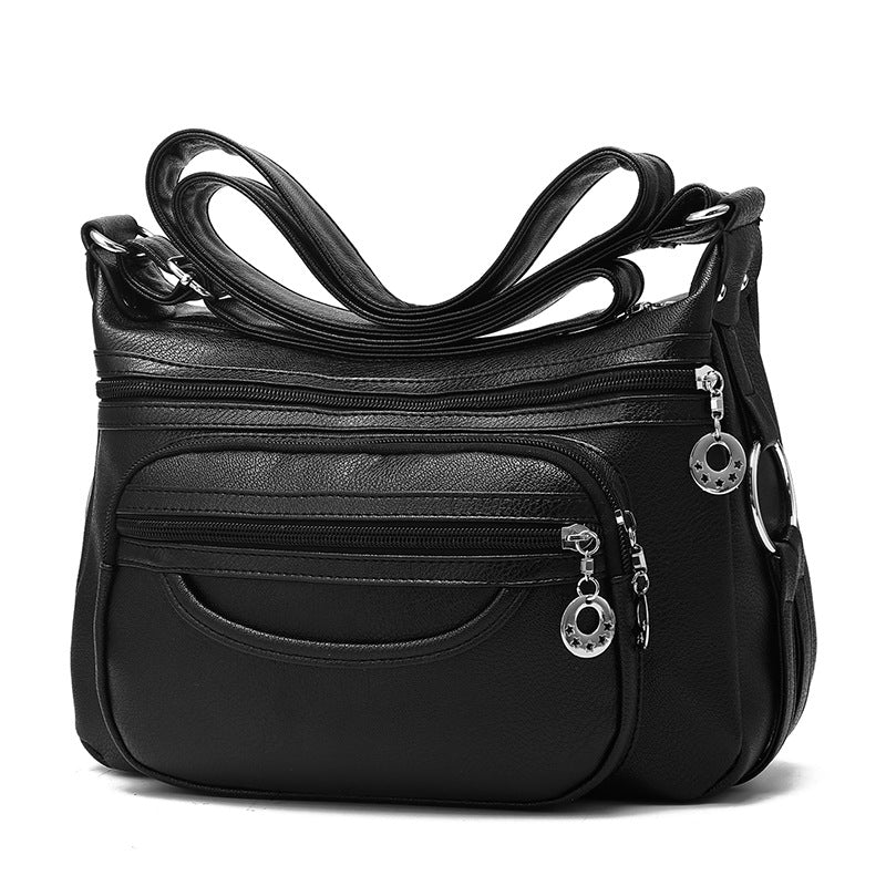 Attractive Women's Summer Soft Leather Lady Shoulder Bags