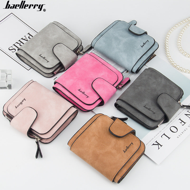 Women's Korean Matte Leather Cute Refreshing Coin Purses