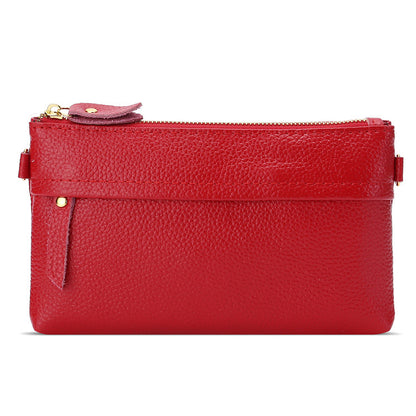 Women's Classy Long Genuine Leather Clutch Shoulder Bags