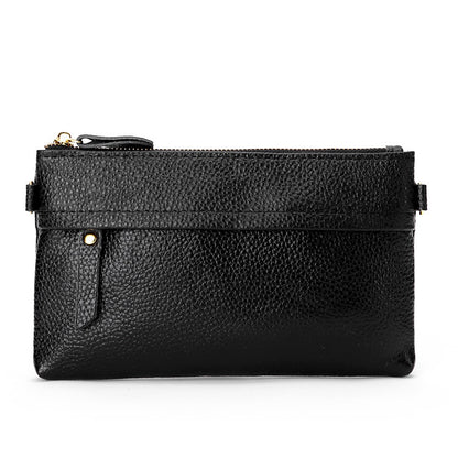 Women's Classy Long Genuine Leather Clutch Shoulder Bags