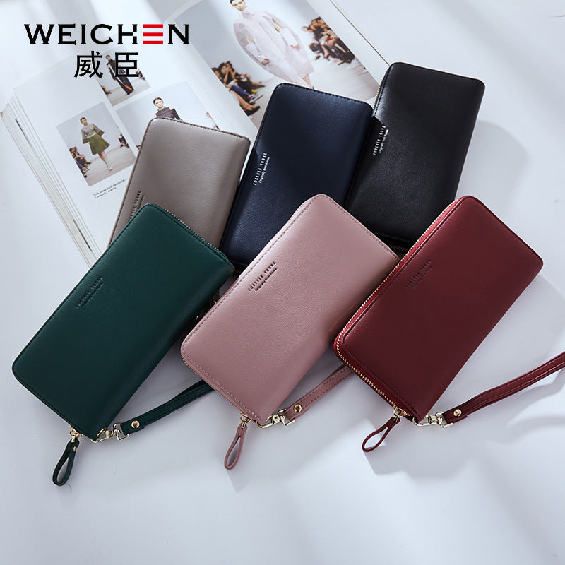 Women's Trendy Popular Long Zipper Clutch Ladies Wallets