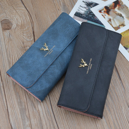 Women's Cover Soft Leather Fashion Retro Large Ladies Wallets