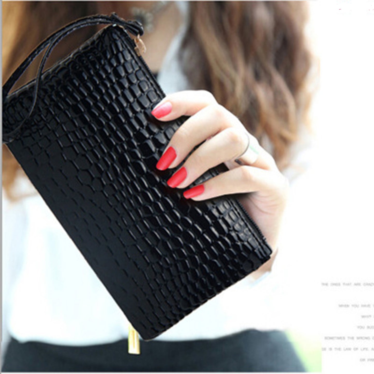 Stone Pattern Female Clutch Gift Single Handbags