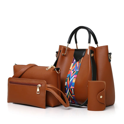 Women's Fashion Set Mother And Portable Handbags