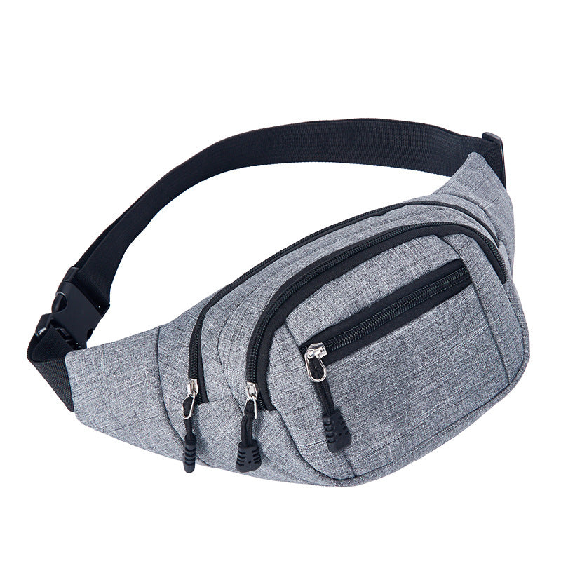 Women's & Men's & Canvas Fashion Waterproof Leisure Large Men's Waist Packs