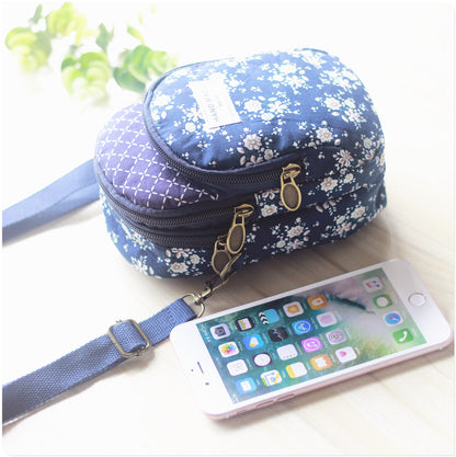 Korean Style Idyllic Mesh Mobile Female Phone Bags