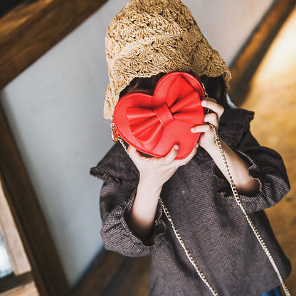 Sacs à bandoulière pour enfants d'été coréens simples et mignons mini pêche pour enfants