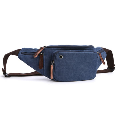 Women's & Men's & Available Fashion Solid Color Horizontal Men's Waist Packs