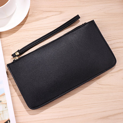 Color Soft Surface Long Fashion Large Capacity Ladies Wallets